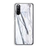 Gestreepte marmer: Sony Xperia 10 III Transparant Hoesje