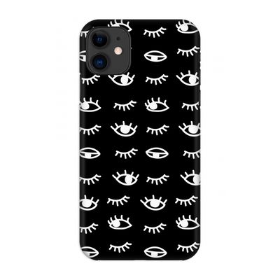 Eye pattern #3: Volledig geprint iPhone 11 Hoesje