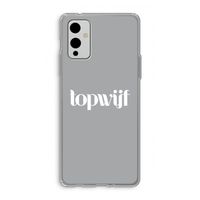 Topwijf Grijs Wit: OnePlus 9 Transparant Hoesje