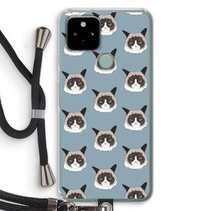 It's a Purrr Case: Pixel 5 Transparant Hoesje met koord