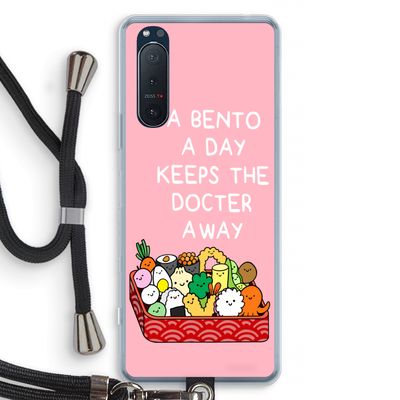 Bento a day: Sony Xperia 5 II Transparant Hoesje met koord
