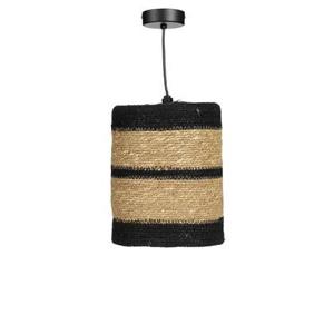 Mica Decorations Jinx Hanglamp - H20 x Ø15 cm - Jute - Zwart