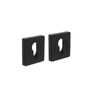 Intersteel Vierkant rozetTira profielcilinder zwart - 0023.318587