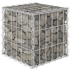 VidaXL Gabion plantenbak verhoogd kubus 30x30x30 cm staaldraad