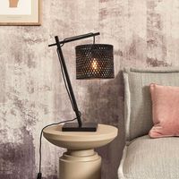 GOOD&MOJO Tafellamp 'Java' Bamboe, 46cm, kleur Zwart