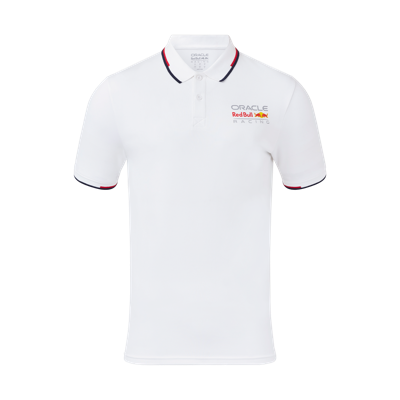 Red Bull Racing Polo - XL - Full colour Logo Polo - Wit - Max Verstappen