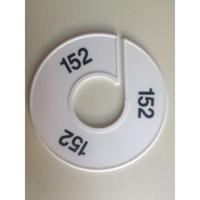 Maatring 11 cm wit/zwart 152