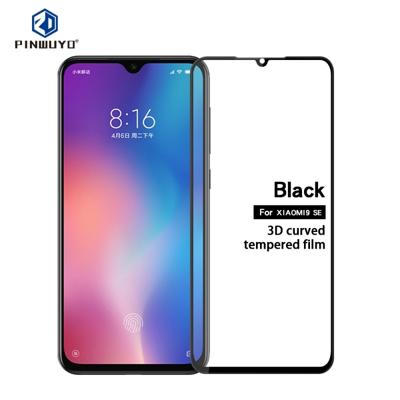 PINWUYO 9u 3D gebogen gehard glas film voor XIAOMI mi 9SE (zwart)
