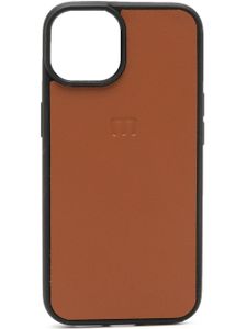 Manokhi x Maff coque d'iPhone 14 - Marron