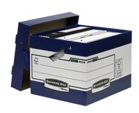 Bankers Box archiefdoos, formaat 33,3 x 29,2 x 40,4 cm, blauw - thumbnail