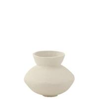 J-line - Pot Collar Papier Mache Wit - 45x45x35cm J-line - Pot Collar Papier Mache Wit - 45x45x35cm