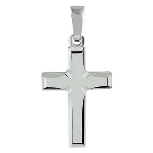TFT Hanger Zilver Kruis 18,5 mm hoog