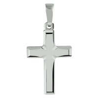 TFT Hanger Zilver Kruis 18,5 mm hoog - thumbnail