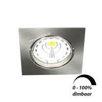 LED spot kantelbaar GU10 6Watt vierkant dimbaar - thumbnail