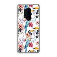 Bloemen tukan: OnePlus 8 Pro Transparant Hoesje Bloemen tukan: OnePlus 8 Pro Transparant Hoesje