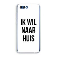 Ik wil naar huis: Honor 10 Transparant Hoesje