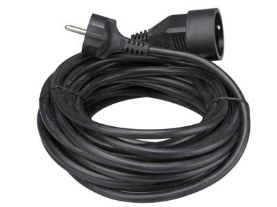 Verlengkabel 10 m zwart 3g1.5 - Velleman