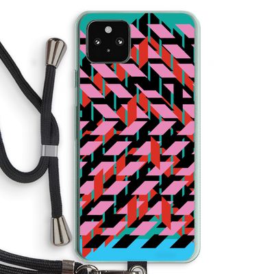 Skew Blush 2: Pixel 5a 5G Transparant Hoesje met koord