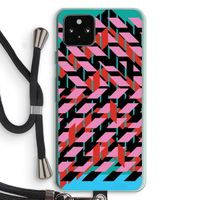 Skew Blush 2: Pixel 5a 5G Transparant Hoesje met koord Skew Blush 2: Pixel 5a 5G Transparant Hoesje met koord