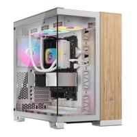 Corsair Midi 6500X Midi-tower PC-behuizing Bamboe, Wit