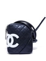 CHANEL Pre-Owned mini sac à bandoulière Cambon Line (2004-2005) - Noir