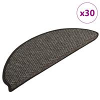 Trapmatten zelfklevend Sisal-Look 30 st 65x21x4 cm antraciet