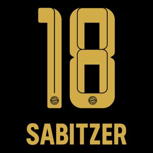 Sabitzer 18 (Officiële Bayern München Bedrukking 2021-2023)