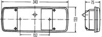 Lampglas voor achterlicht 9EL122689051