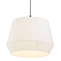 Hanglamp wit stof met E27 fitting Nordlux Dicte 40 - thumbnail