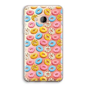 Pink donuts: HTC U Play Transparant Hoesje