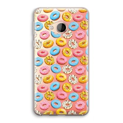 Pink donuts: HTC U Play Transparant Hoesje