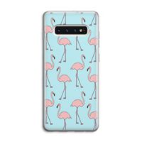 Anything Flamingoes: Samsung Galaxy S10 4G Transparant Hoesje