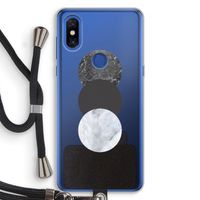 Marmeren cirkels: Xiaomi Mi Mix 3 Transparant Hoesje met koord