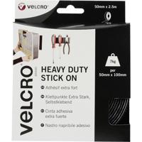 VELCRO® VEL-EC60245 Klittenband Om vast te plakken Haak- en lusdeel, Extra sterk (l x b) 2500 mm x 50 mm Zwart 2.5 m - thumbnail