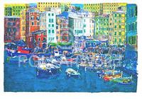Kunstdruk Ralf Westphal - Camogli / Levante 100x70cm