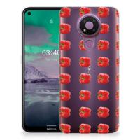 Nokia 3.4 | Siliconen Case | Paprika Red