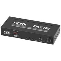 Maxtrack CS 25-4 L HDMI-splitter Zwart - thumbnail