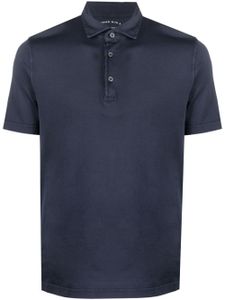 Fedeli organic-cotton polo shirt - Bleu