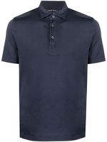 Fedeli organic-cotton polo shirt - Bleu - thumbnail