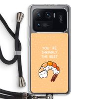You're Shrimply The Best: Xiaomi Mi 11 Ultra Transparant Hoesje met koord