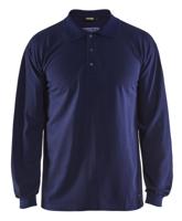 Blåkläder Vlamvertragende polo piqué lange mouw 33741726 | Marineblauw | Maat XXL - 7330509637203 Blåkläder Vlamvertragende polo piqué lange mouw 33741726 | Marineblauw | Maat XXL - 7330509637203