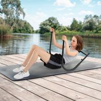 Fitnesstrainer voor AB Opvouwbare Buikmachine met Gevoerde Hoofd-/Neksteun Sit-Up Trainingshulpmiddel Buiktrainer Trainingstrainer - thumbnail