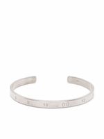 Maison Margiela bracelet torque à logo numéroté signature - Argent