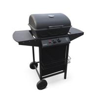 sweeek - Gasbarbecue, 2 branders met grilloppervlak 48,5x37,5cm