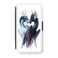 Yin Yang Dragons: iPhone X Flip Hoesje Yin Yang Dragons: iPhone X Flip Hoesje