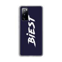 Biest: Samsung Galaxy S20 FE / S20 FE 5G Transparant Hoesje