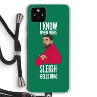 Sleigh Bells Ring: Pixel 5a 5G Transparant Hoesje met koord