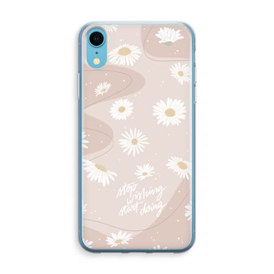 Daydreaming becomes reality: iPhone XR Transparant Hoesje