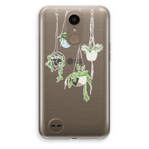 Hang In There: LG K10 (2017) Transparant Hoesje