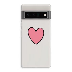 Hartje: Google Pixel 6 Pro Transparant Hoesje